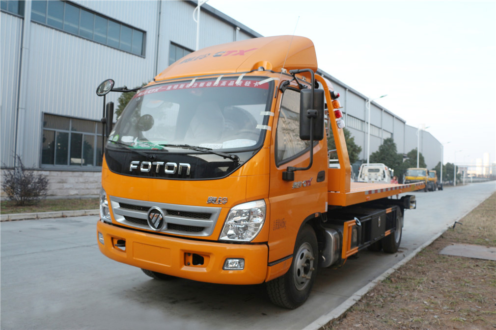 福田奧鈴一拖二藍牌清障車