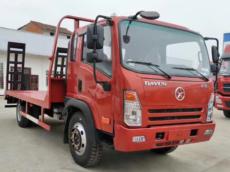 【國六】大運小黃牌單橋平板車