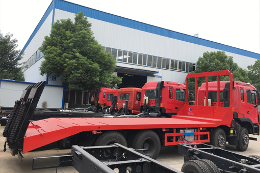 【國六】江淮K5前四后八挖機(jī)平板車