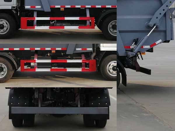 東風(fēng)小多利卡國六后裝高位掛桶壓縮式垃圾車