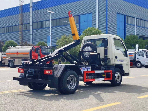 國六福田小卡3方車廂可卸(鉤臂式垃圾車)