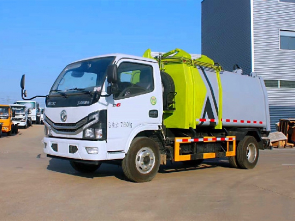 凱馬國六6方藍牌自裝卸掛桶)式垃圾車