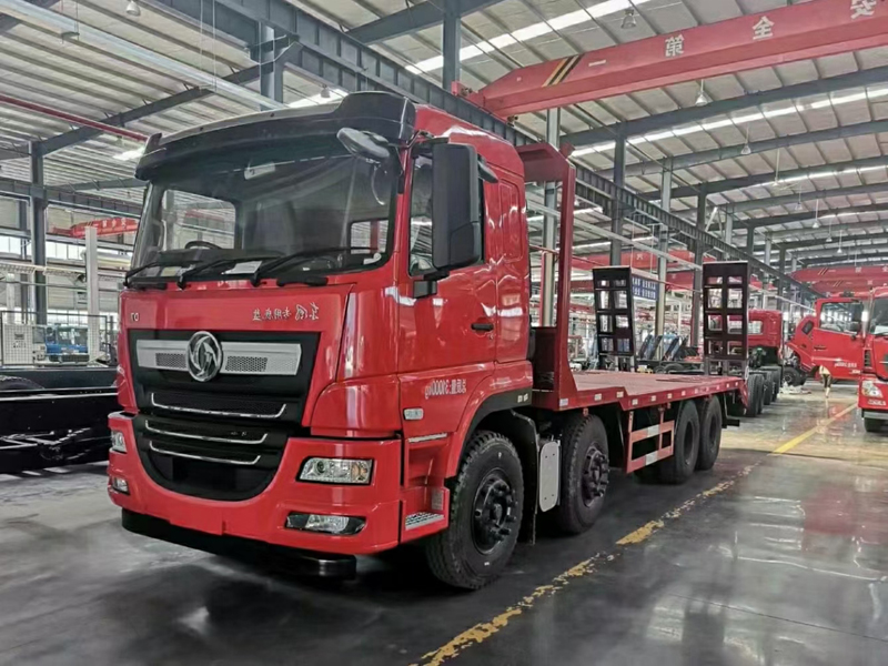 東風(fēng)D7前四后八平板運輸車