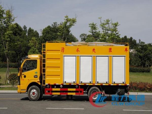 東風大多利卡8方污水處理車，凈化車程力廠家直供