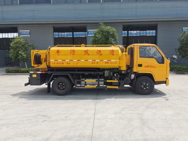 江鈴順達5方清洗吸污車，地下室專用