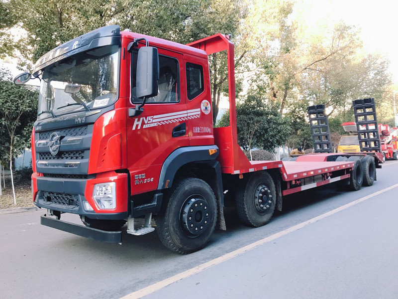 華神前四后八凹板拖車