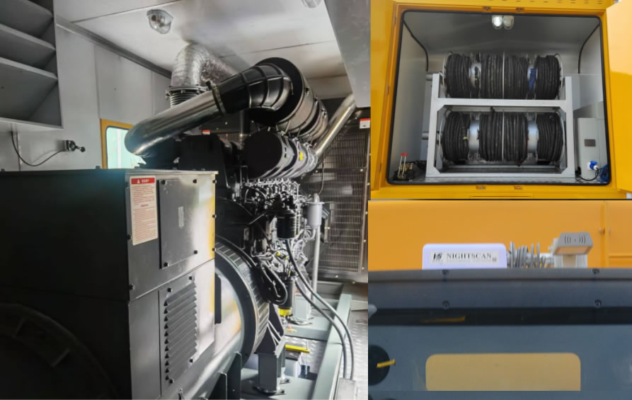 東風天龍前四后八應急電源車